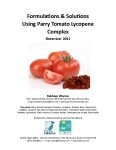 Formulations & Solutions Using Parry Tomato Lycopene Complex