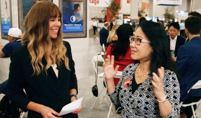 May Yamada-Lifton and Danelle Masterson at SupplySide West. 