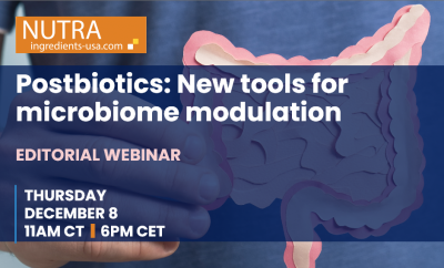 FREE Webinar: Postbiotics - New tools for microbiome modulation